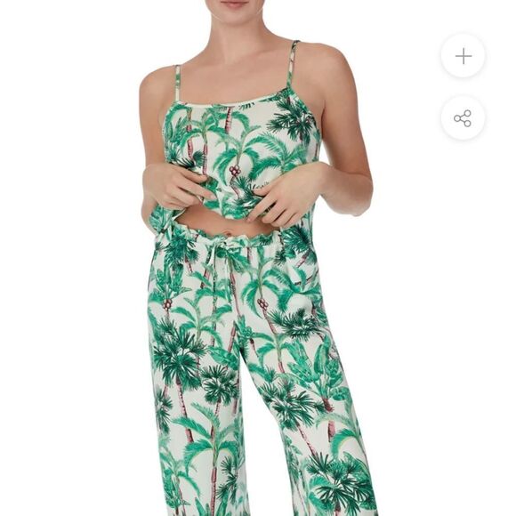 Nordstrom Shady Lady Tropics Satin Tank Size XXL NWT - Picture 2 of 10